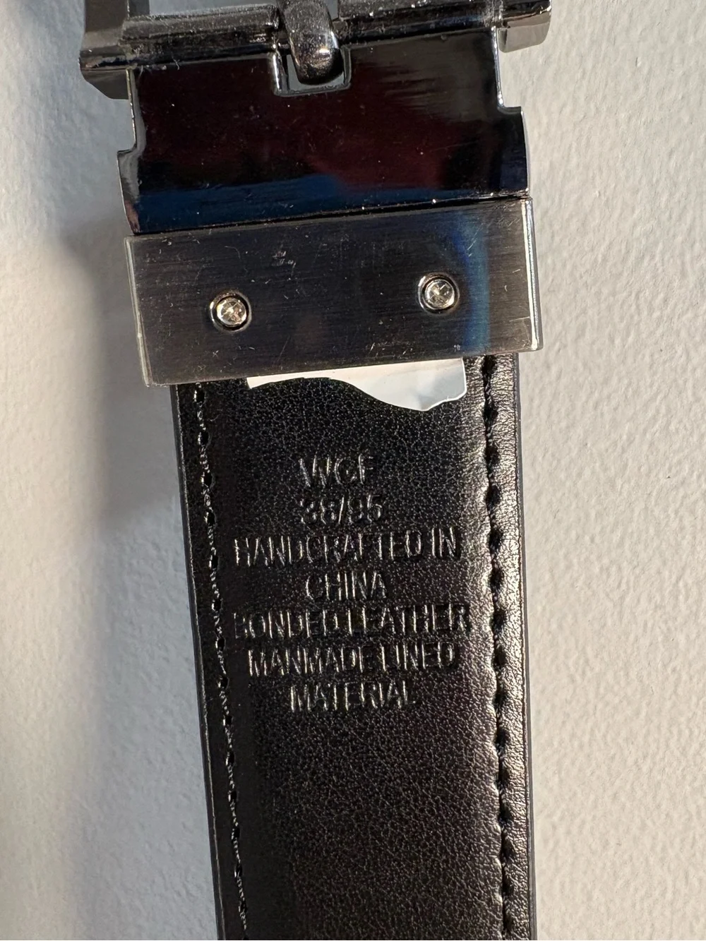 Geoffrey Beene Brown & Black Reversible Buckle Leather Belt